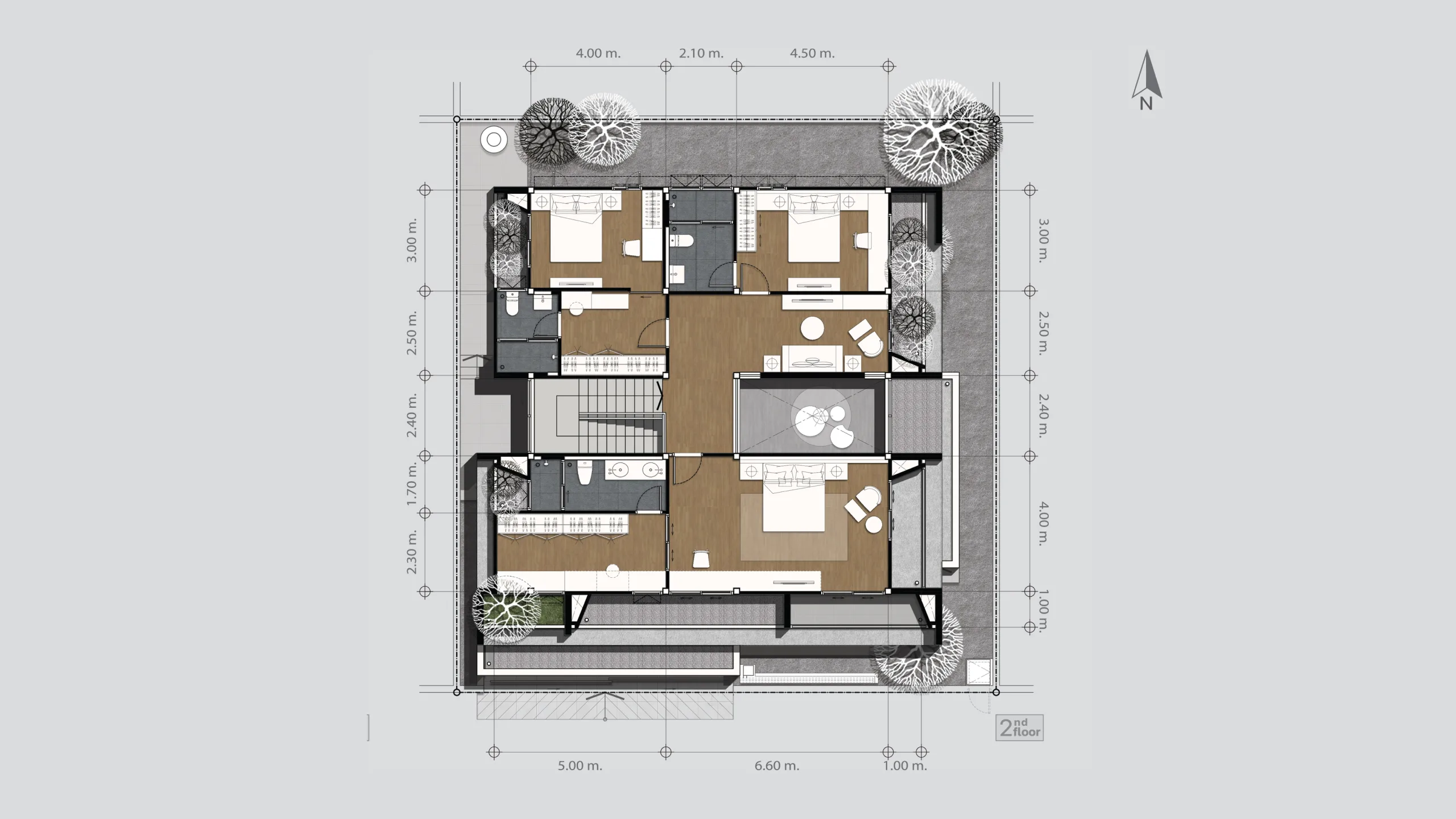 ผังบ้าน Series A ชั้น 2
