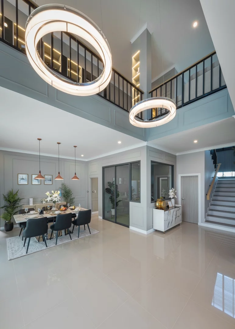 โถง Double Space สูงสองชั้น บ้านสองชั้น Modern Luxury พรีเว่