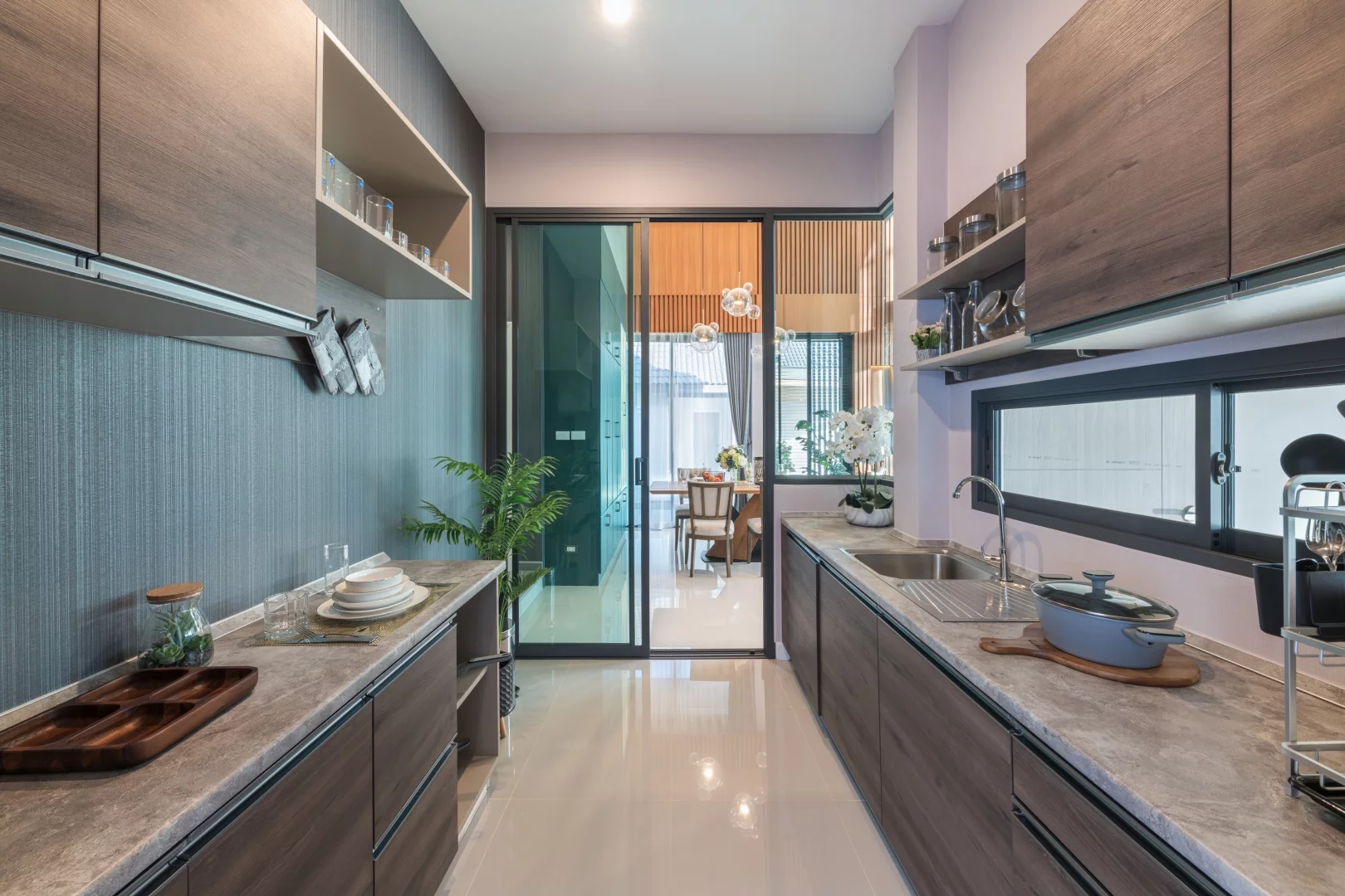 ครัว Built-in ภายในบ้าน Modern Nordic พรีเว่