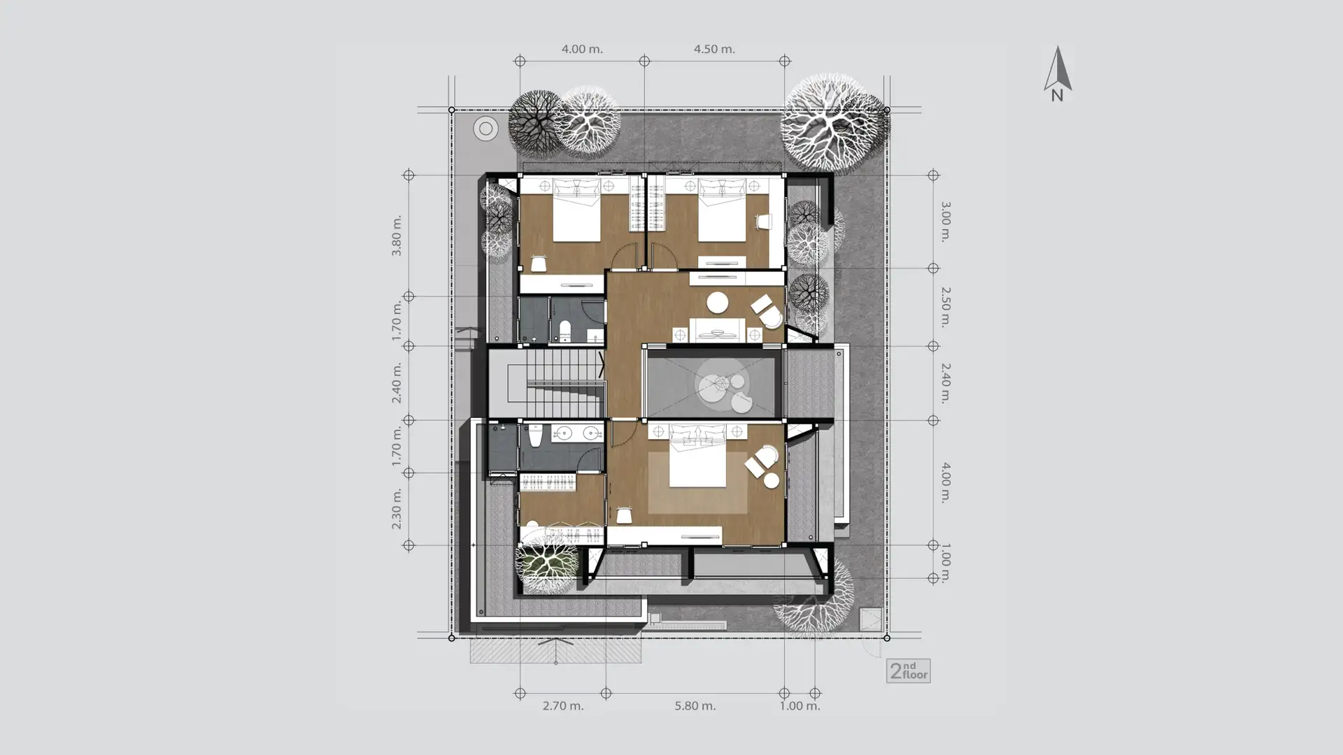 ผังบ้าน Series B ชั้น 2
