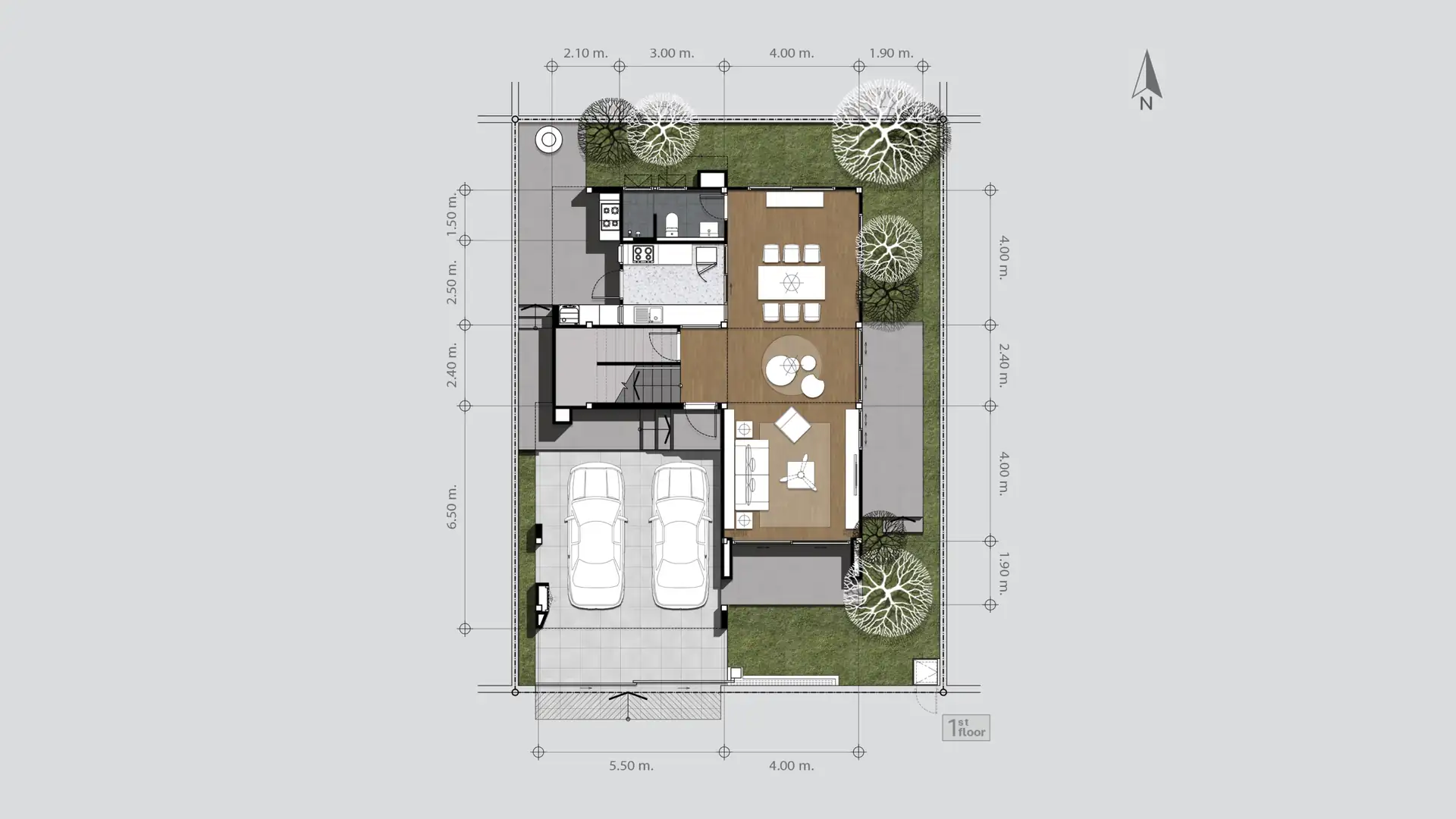 ผังบ้าน Series C ชั้น 1